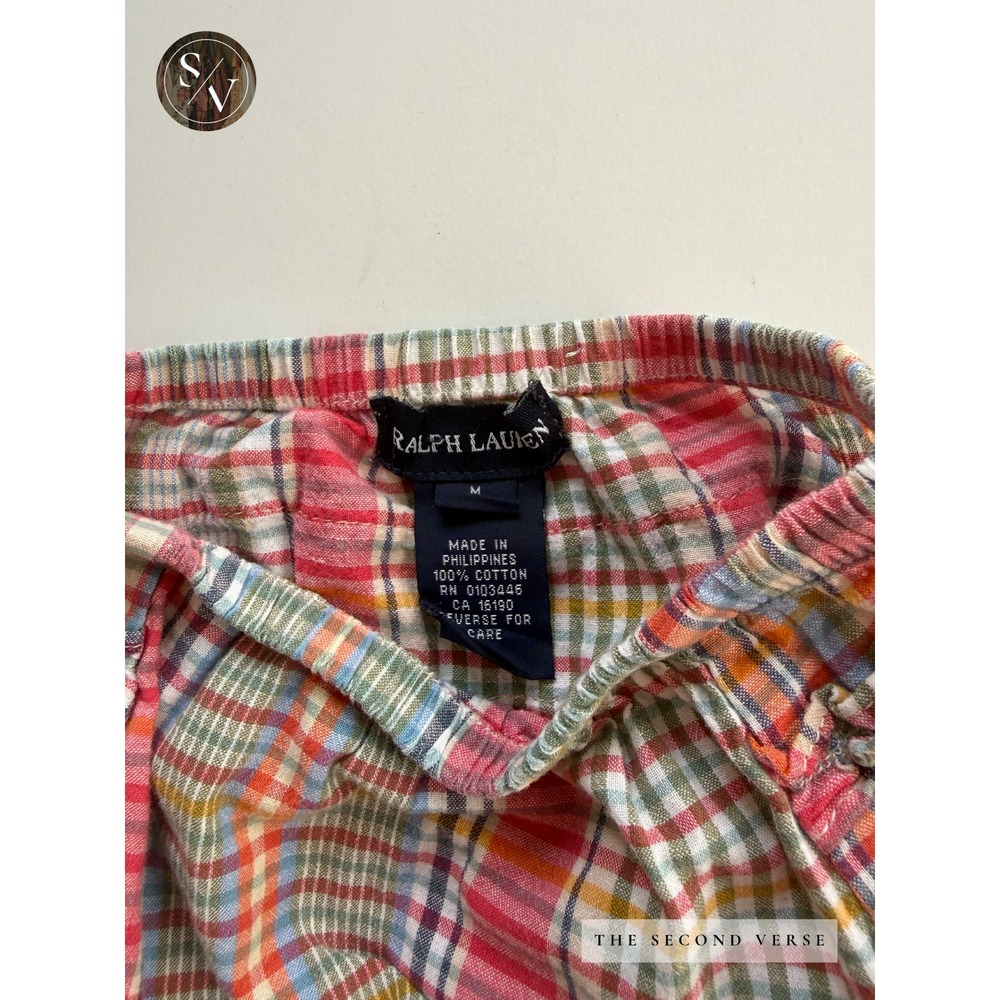 Ralph Lauren Baby Girls Multi Plaid Sundress Coattgecore Bloomers Set 6-12M - Picture 14 of 15